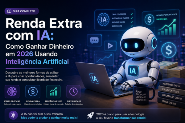 Renda Extra com IA: Como Ganhar Dinheiro em 2026 Usando Inteligência Artificial